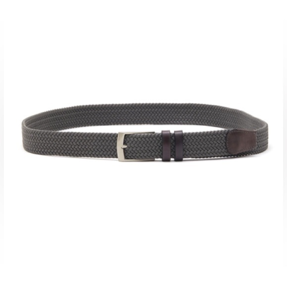 NWT Magnanni Nadal Grey Braided Belt Size X-Large MAGNANNI